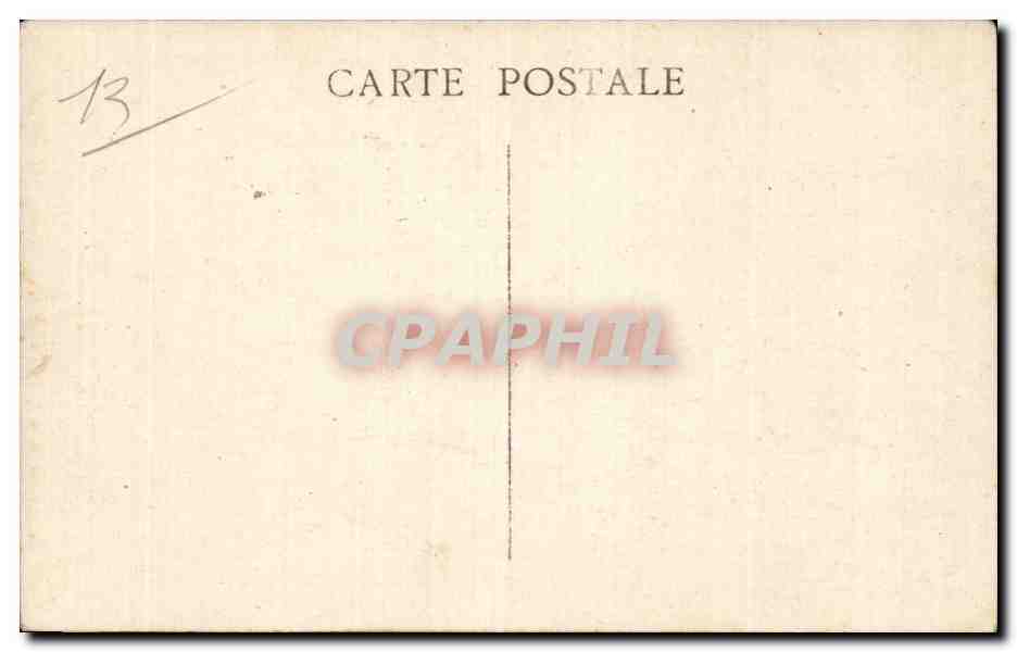 CPA Marseille La plage de la pointe rouge — Rückseite