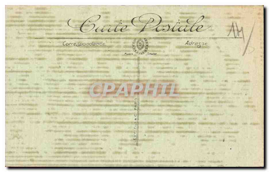 CPA Trouville Deauville Le bassin des yachts — Verso