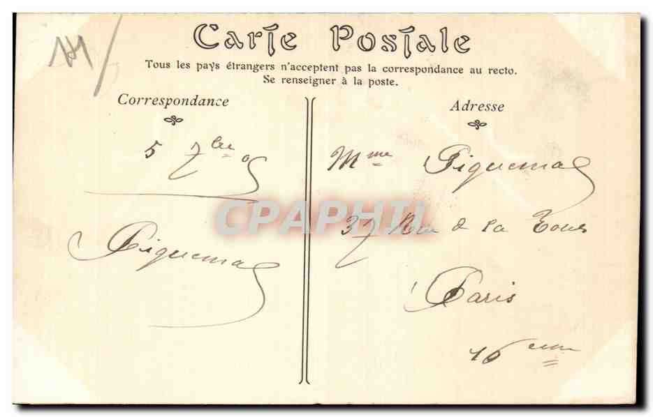 Deauville-sur-Mer — La Salle des Fêtes und die Avenue de Villers — ND Phot — Rückseite