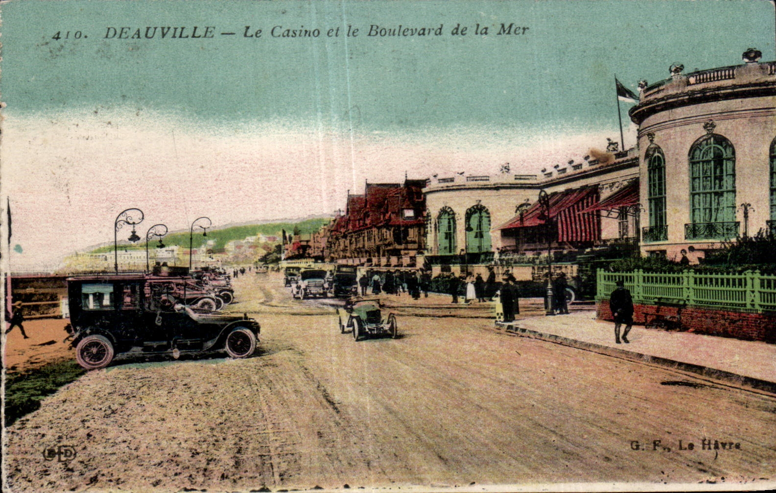 Deauville — Le Casino et le Boulevard de la Mer — G. F., Le Havre