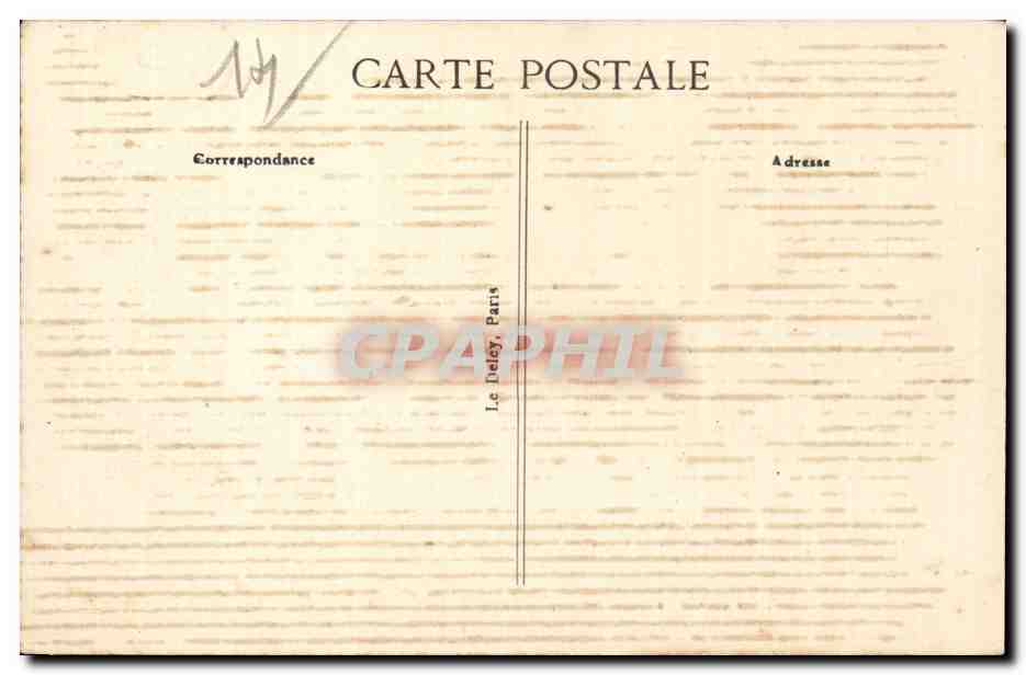 CPA Trouville Debarcadere du bateau du Havre  — Verso