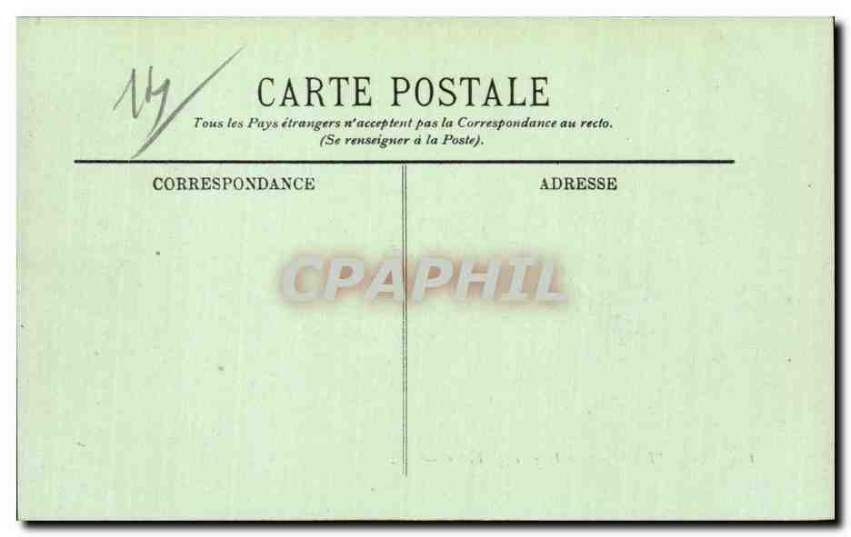 CPA Trouville La plage et les villas — Verso