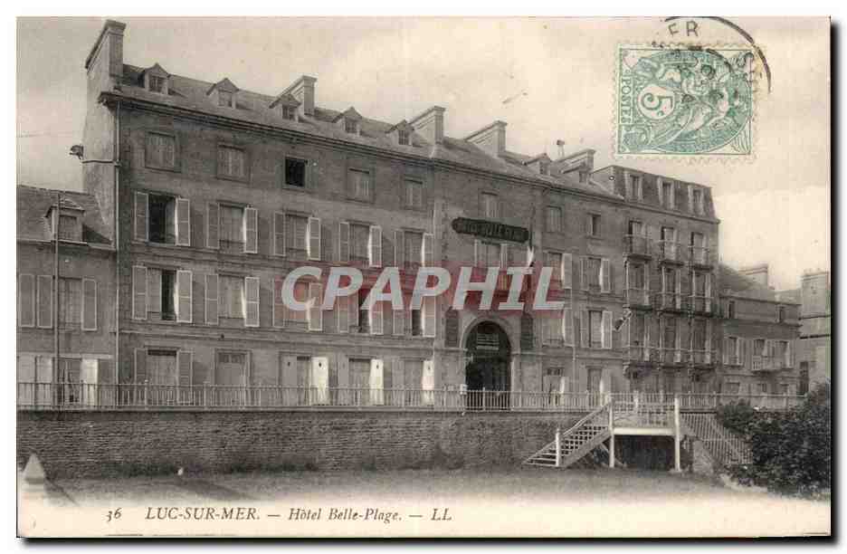 Luc-sur-Mer — Hôtel Belle-Plage — LL