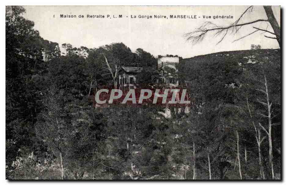 CPA Maison de retraite PLM La gorge noire Marseille Vue generale