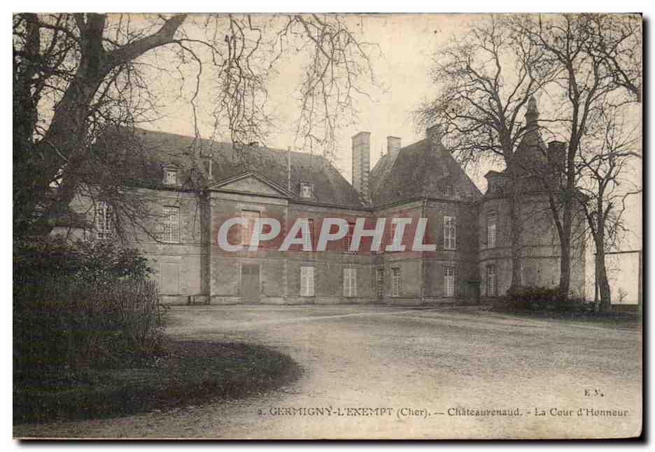 CPA Germigny l Exempt Chateaurenaud La cour d honneur