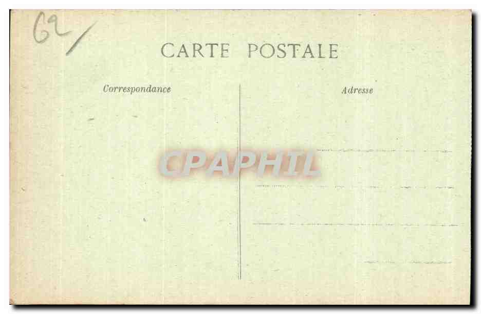Boulogne-sur-Mer — Boulevard Sainte-Beuve y la Estatua del General San Martin — E.S. 51 — Reverso