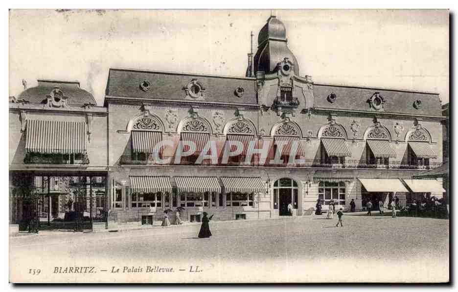 CPA Biarritz Le palais Bellevue 
