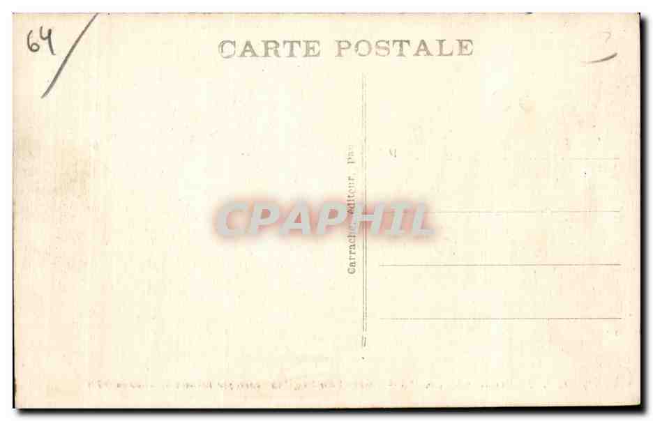 CPA Morlaas Portai de l eglise  — Rückseite
