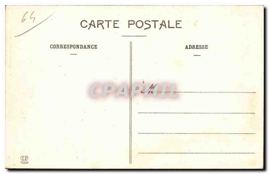 CPA Sauveterre de Bearn Tour et eglise — Rückseite
