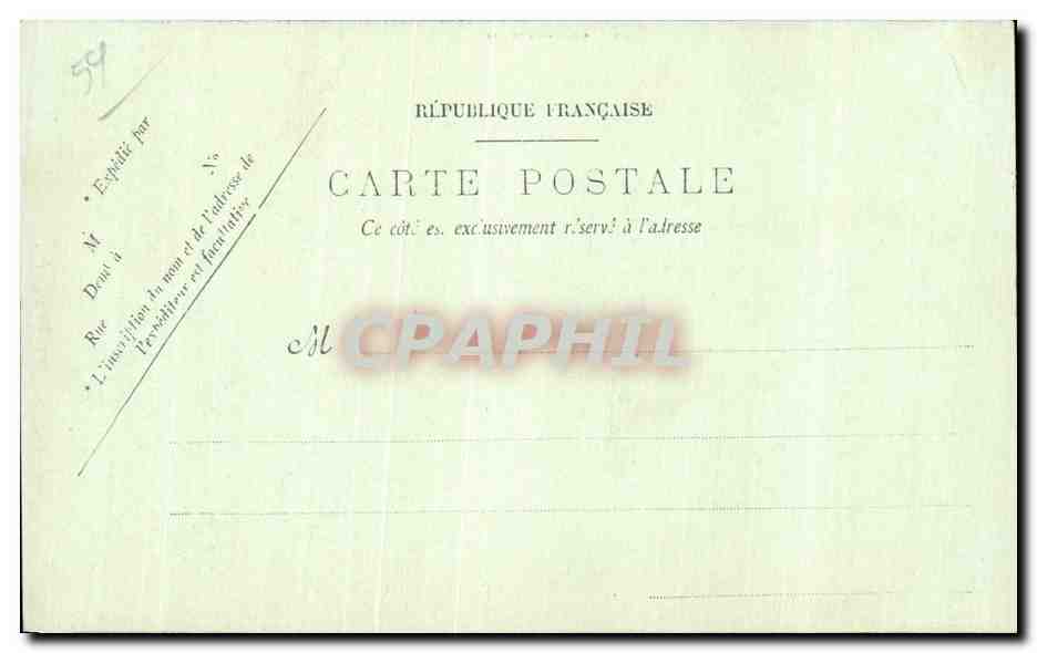 CPA Cambrai Le grand seminaire — Rückseite