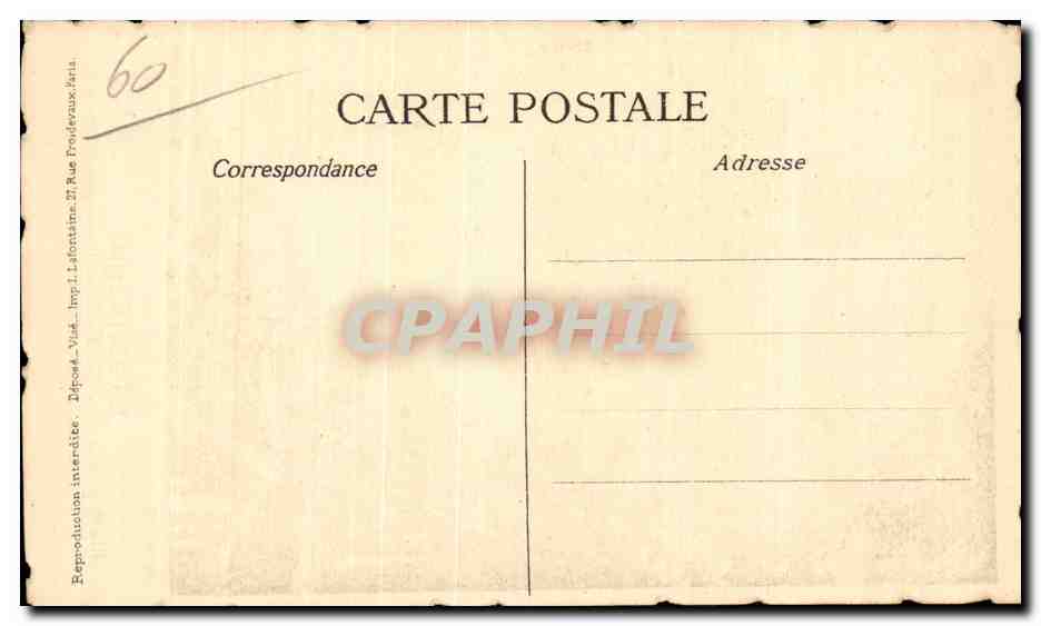 CPA Compiegne Militaria  — Rückseite