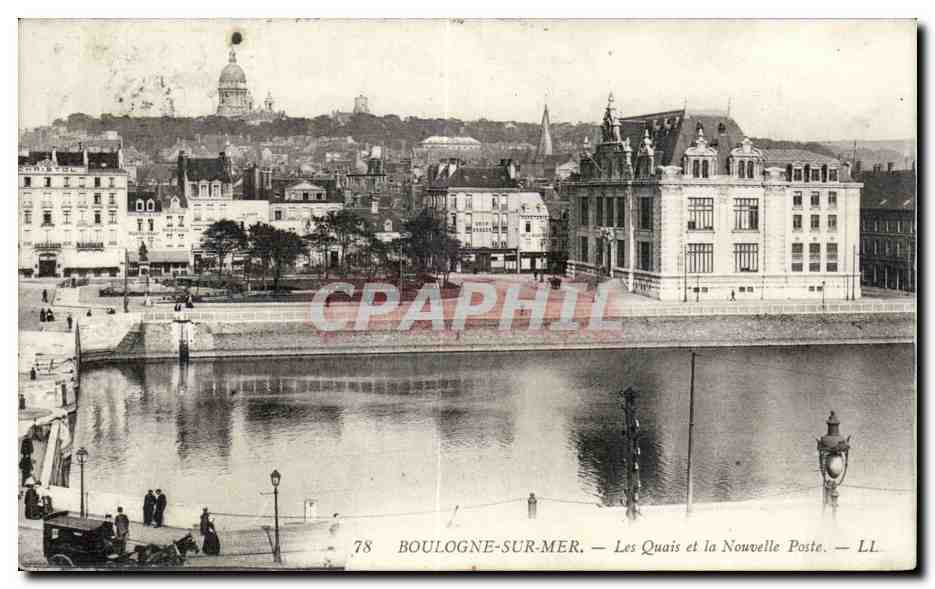 Boulogne-sur-Mer — Los muelles y la Nueva Posta — LL