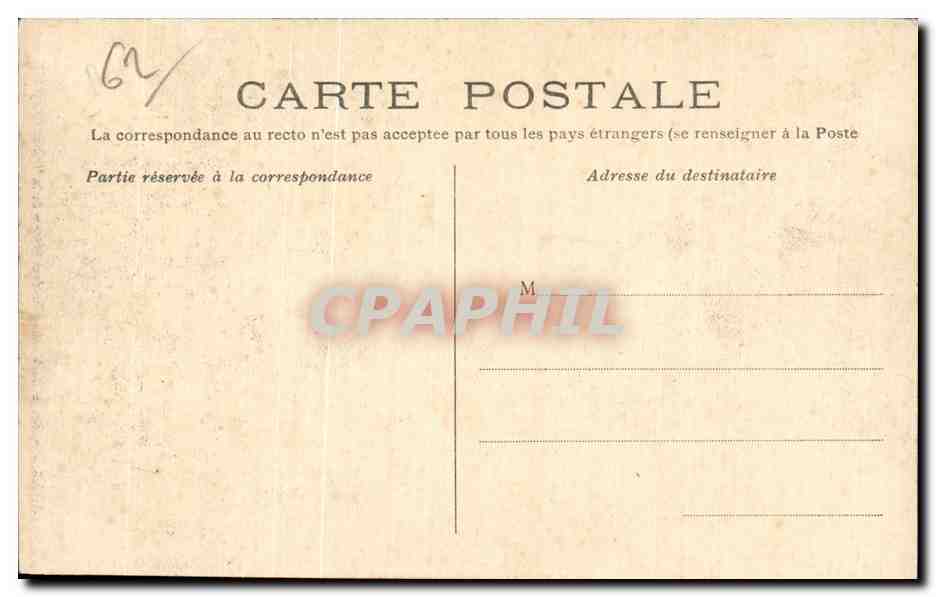 CPA Arras Hotel de ville et befroi (place de la Vacquerie) — Verso