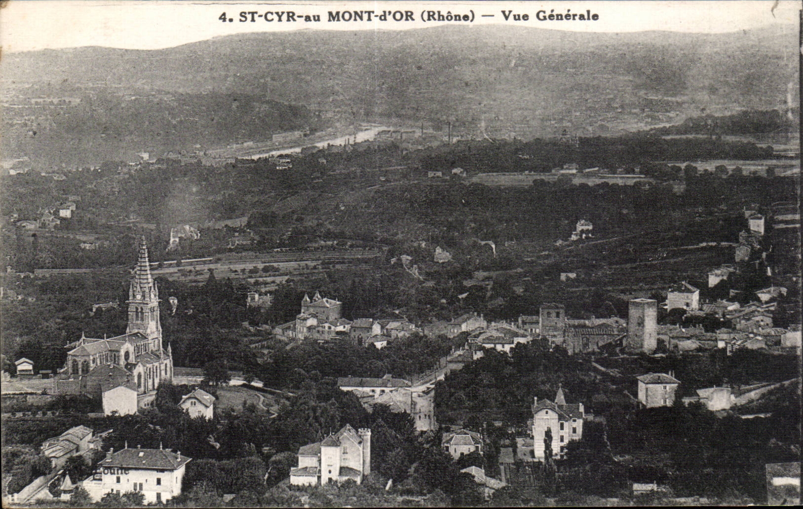 CPA St Cyr au Mont d Or Vue generale
