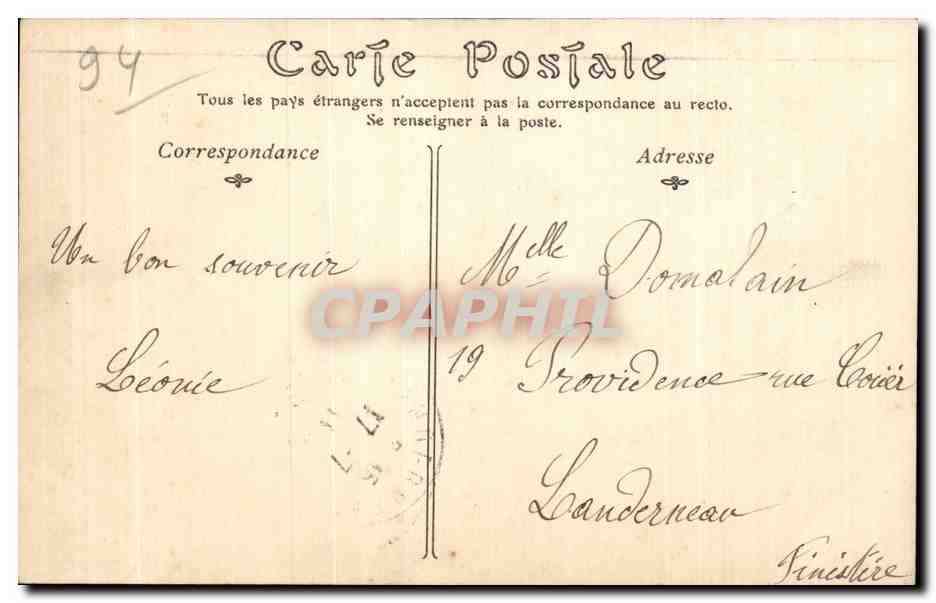 De oevers van de Marne — De Eiland van de Schoonheid in Nogent-sur-Marne — ND Phot — Achterkant