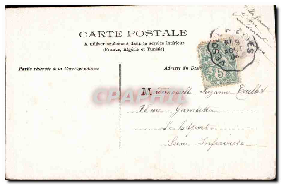 - Fleurs - Bonne Fete - Happy Birthday - CPA  — Rückseite