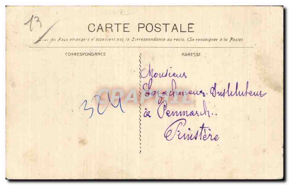 Folklore - Costumes - Type Marseillais - CPA  — Verso