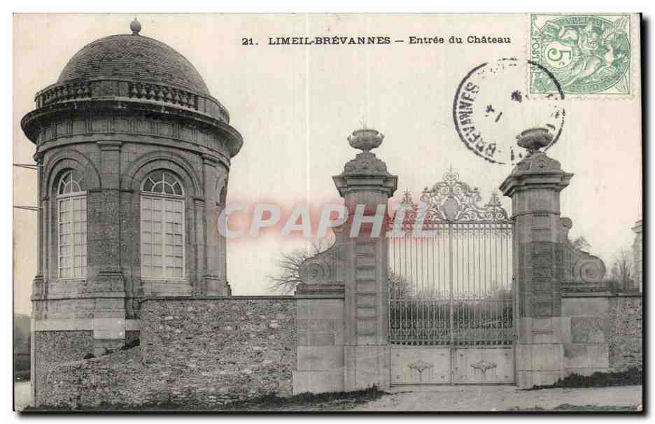 Limeil Brevannes - Entree du Chateau - CPA 