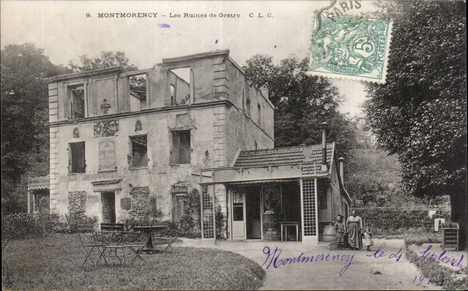 Montmorency - Les Ruines de Gretry - CPA 