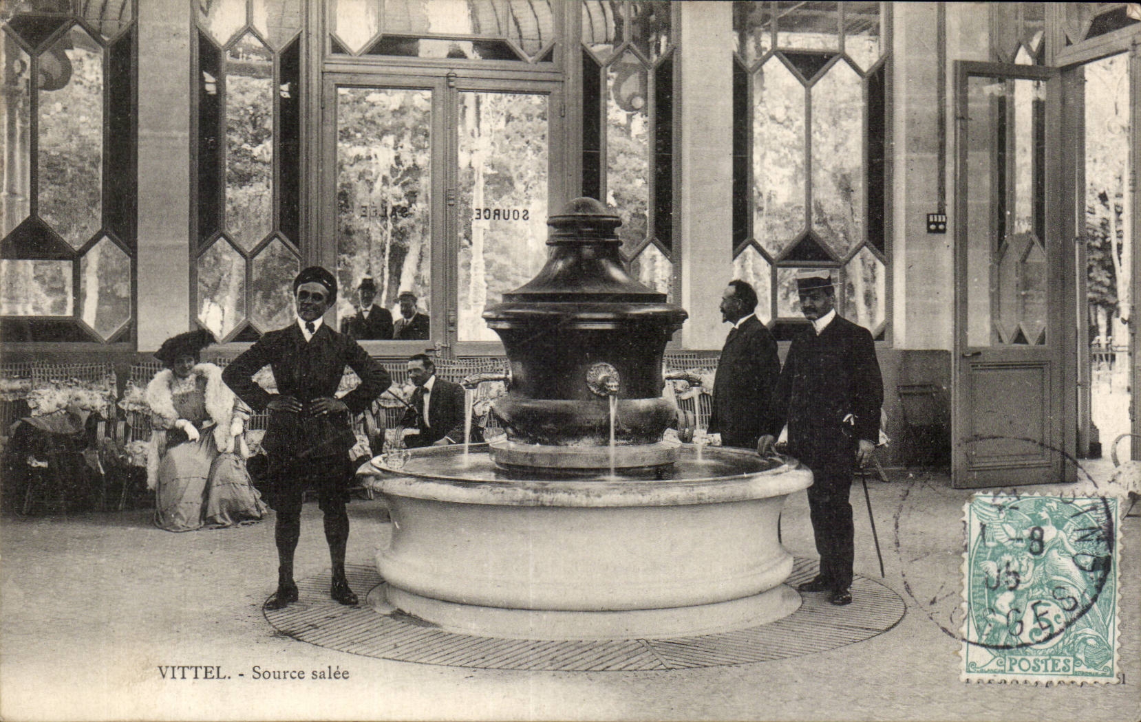 Vittel - Source Salee - CPA 