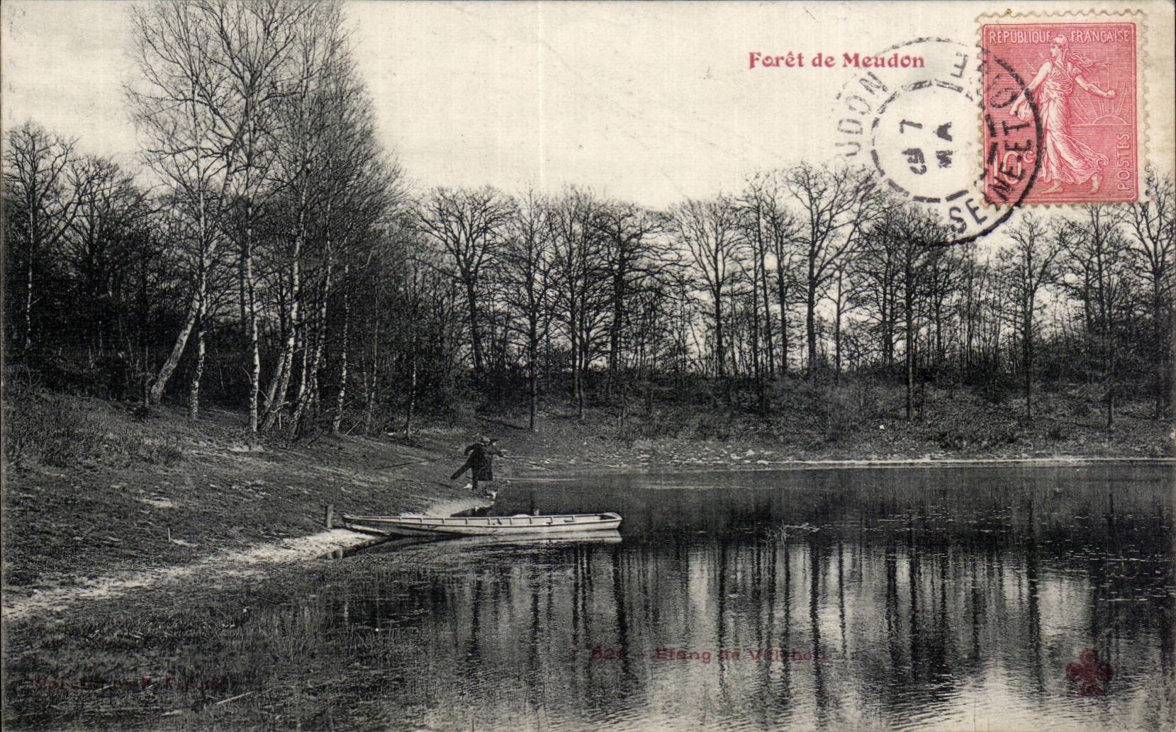 Foret de Meudon Pecheurs Peche - CPA 
