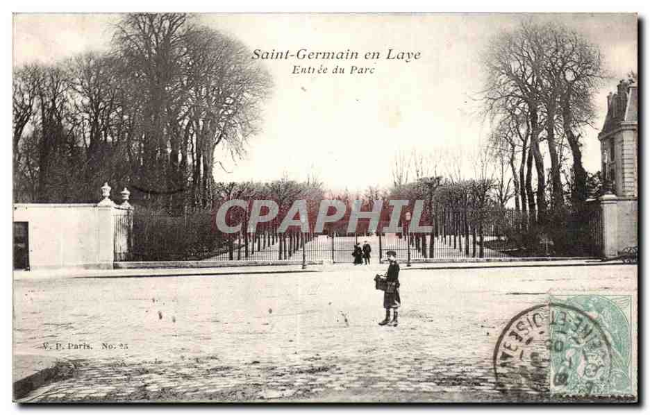 Saint Germain en Laye - Entree du Parc - CPA 