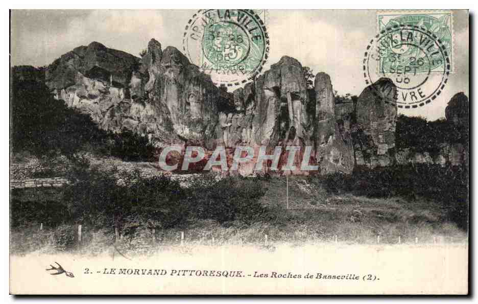 Le Morvand Pittoresque - Les Roches de Basseville - CPA 