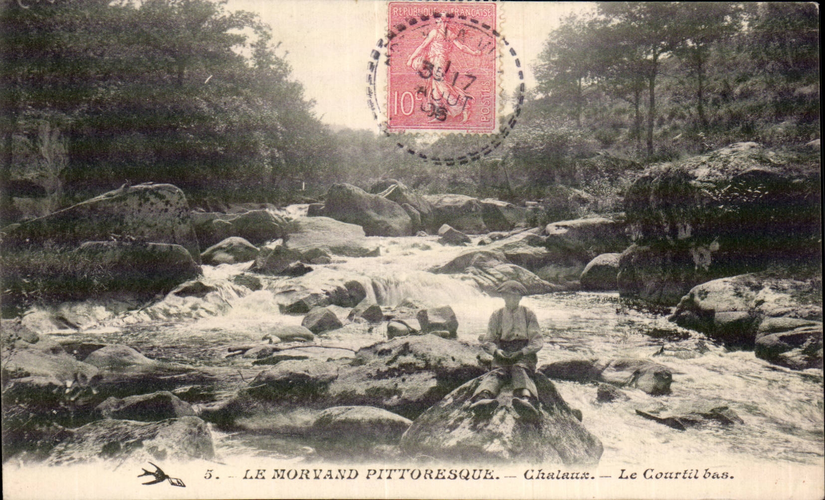 Le Morvand Pittoresque - Chalaux - Le Courtilbas Enfant - CPA 