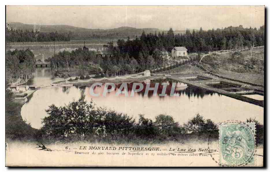 Le Morvand Pittoresque - Le Lac des Sellons - CPA 