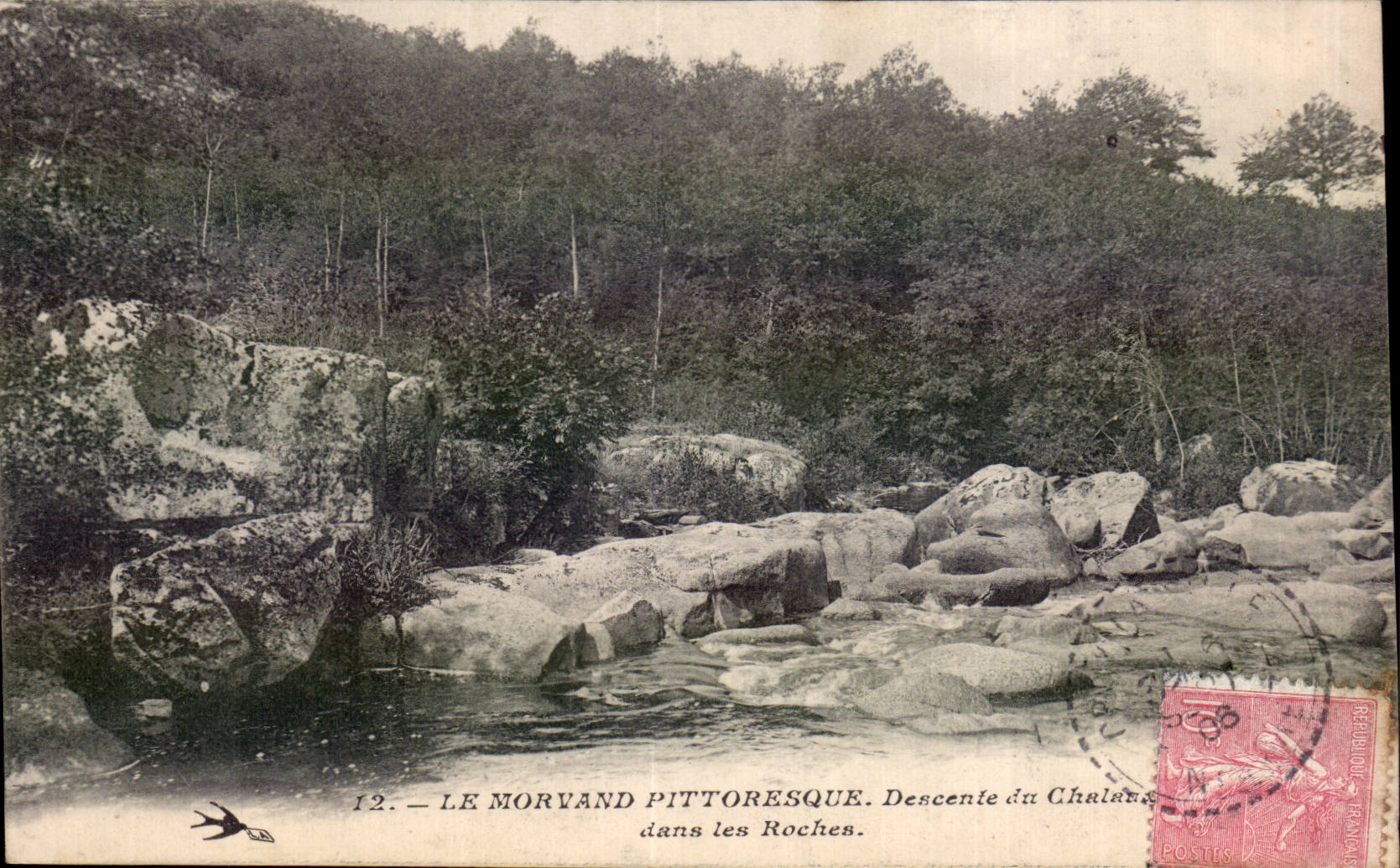 Le Morvand Pittoresque - Descente du Chaine - CPA 