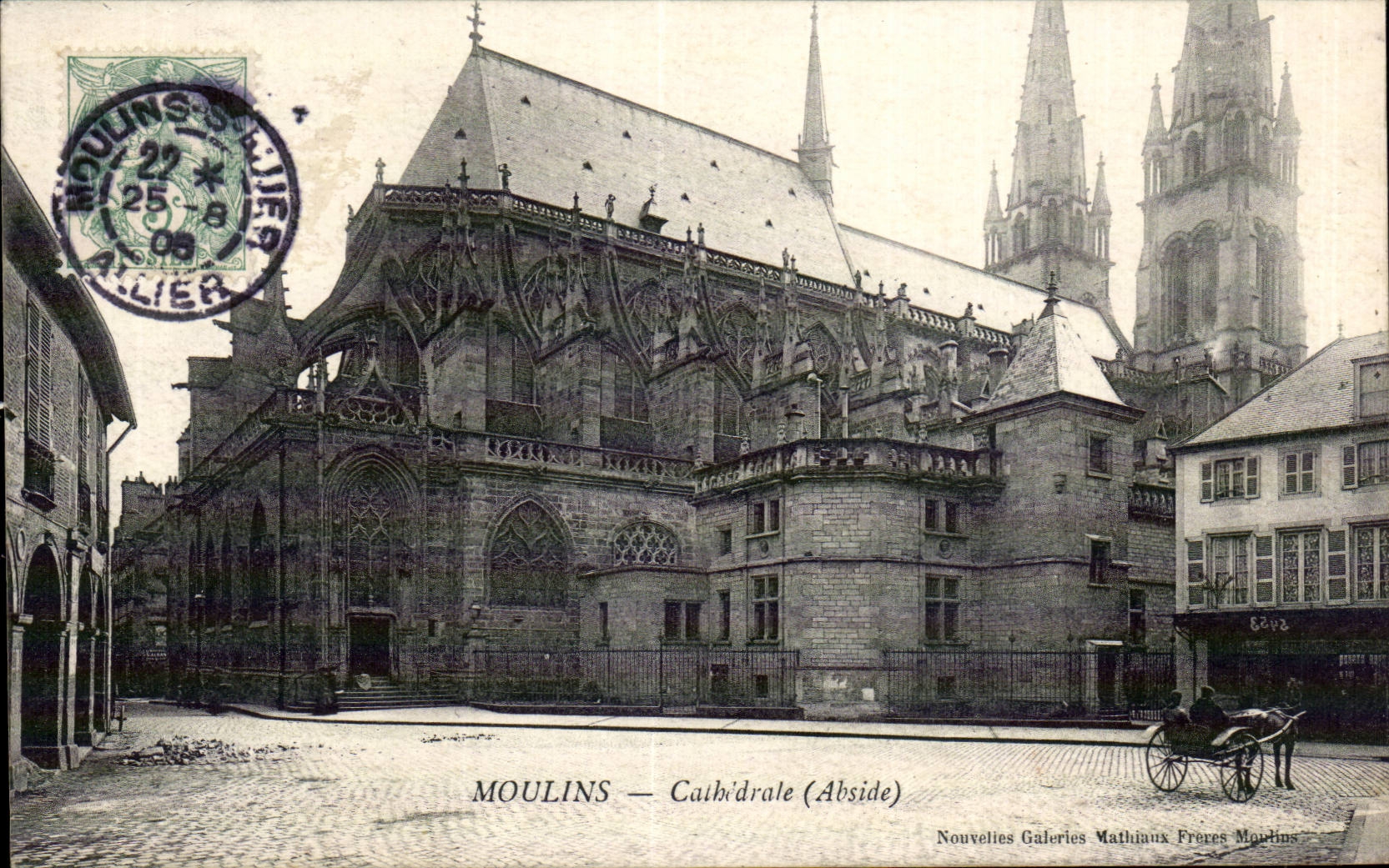 Moulins - La Cathedrale - CPA 