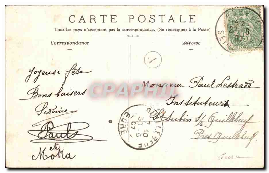 Cyclamens — carte postale ornée — éditeur inconnu — Reverso