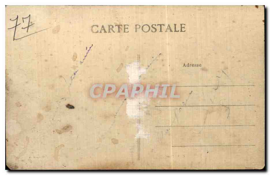 Champagne sur Seine - La Passerelle - CPA  — Rückseite