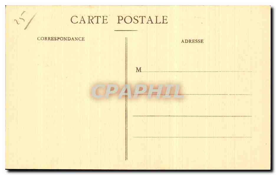 Besancon les Bains - Le Pont de Canot et la Citadelle - CPA  — Rückseite