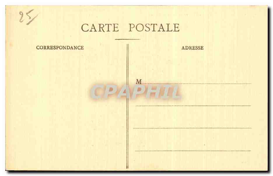 Besancon les Bains - Le Pont de la Republique Pecheur - CPA  — Rückseite