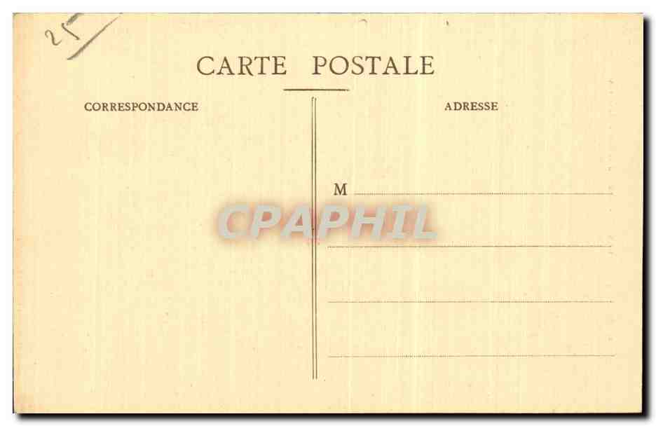 Besancon les Bains - Le Doubs a Mazagran - CPA  — Rückseite