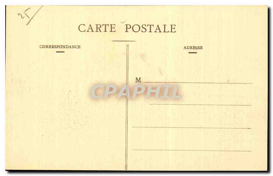 Besancon les Bains - Entree de la Prefecture - CPA  — Rückseite