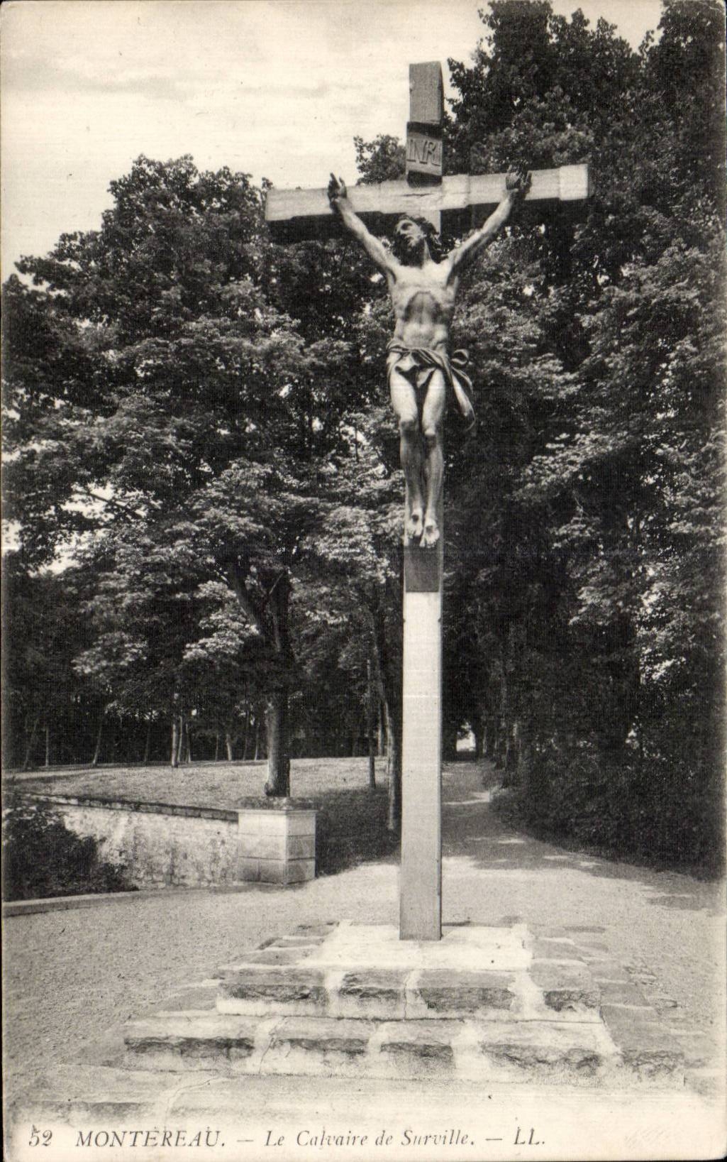 Montereau - Le Calvaire de Surville - CPA 