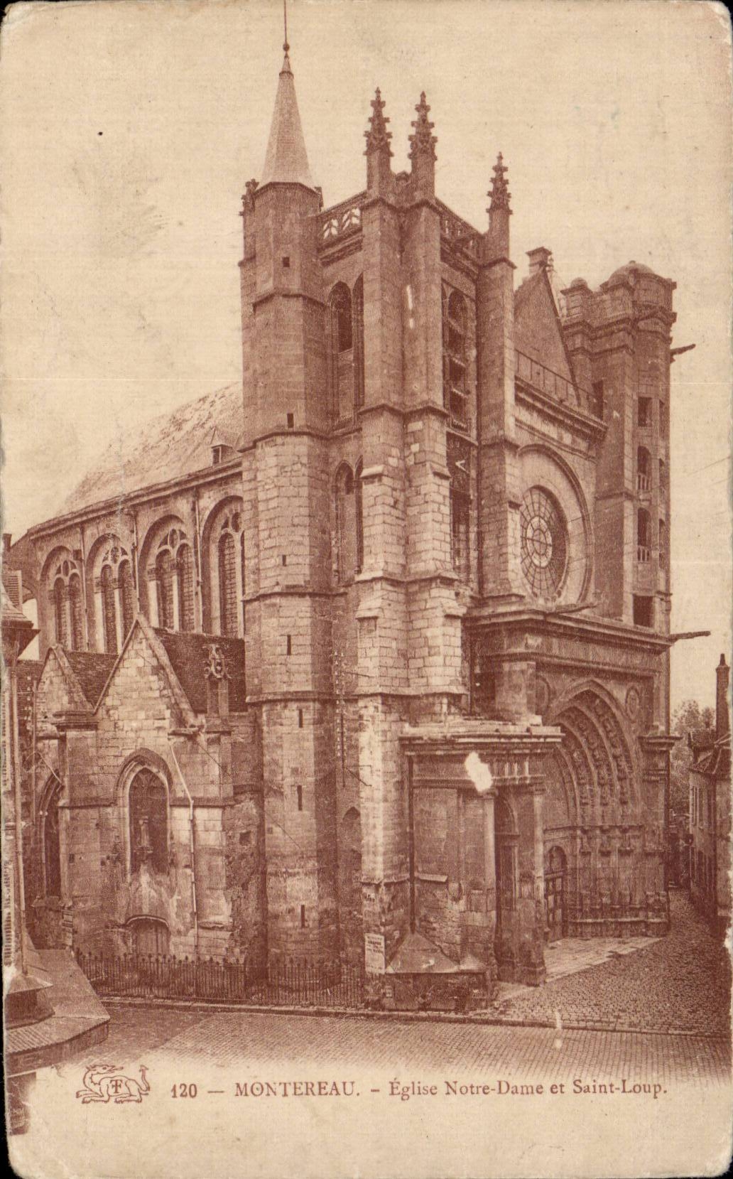 Montereau - Eglise Notre Dame et Saint Loup - CPA