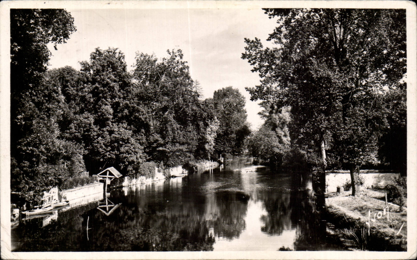 Montigny sur Loing - Les Bords du Loing - CPA 
