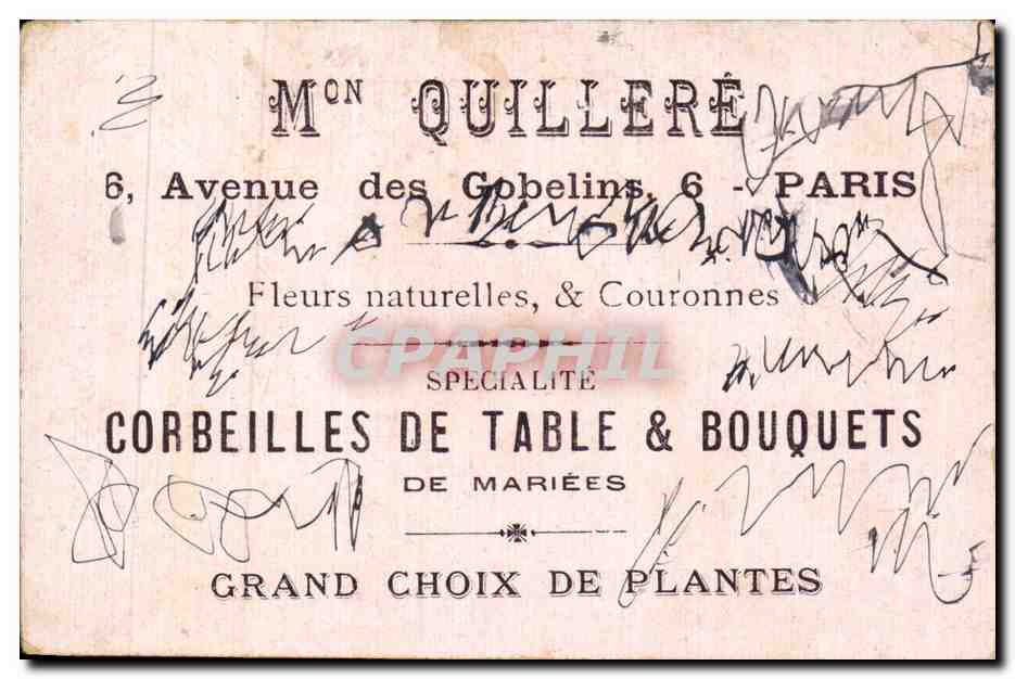 Fleurs Coquelicot - Consolation - CPA  — Rückseite