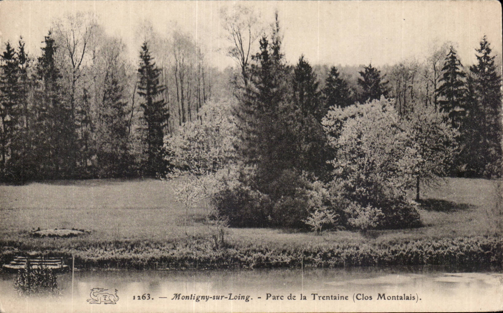 Montigny-sur-Loing — Parc de la Trentaine (Clos Montalais) — éditeur inconnu, n° 1263