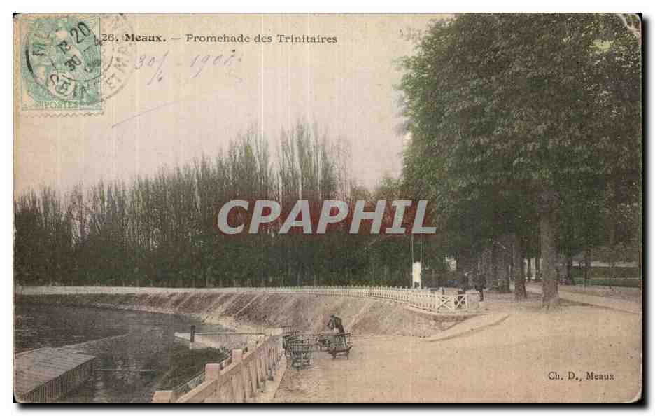 Meaux - Promenade des Trinitaires - CPA 