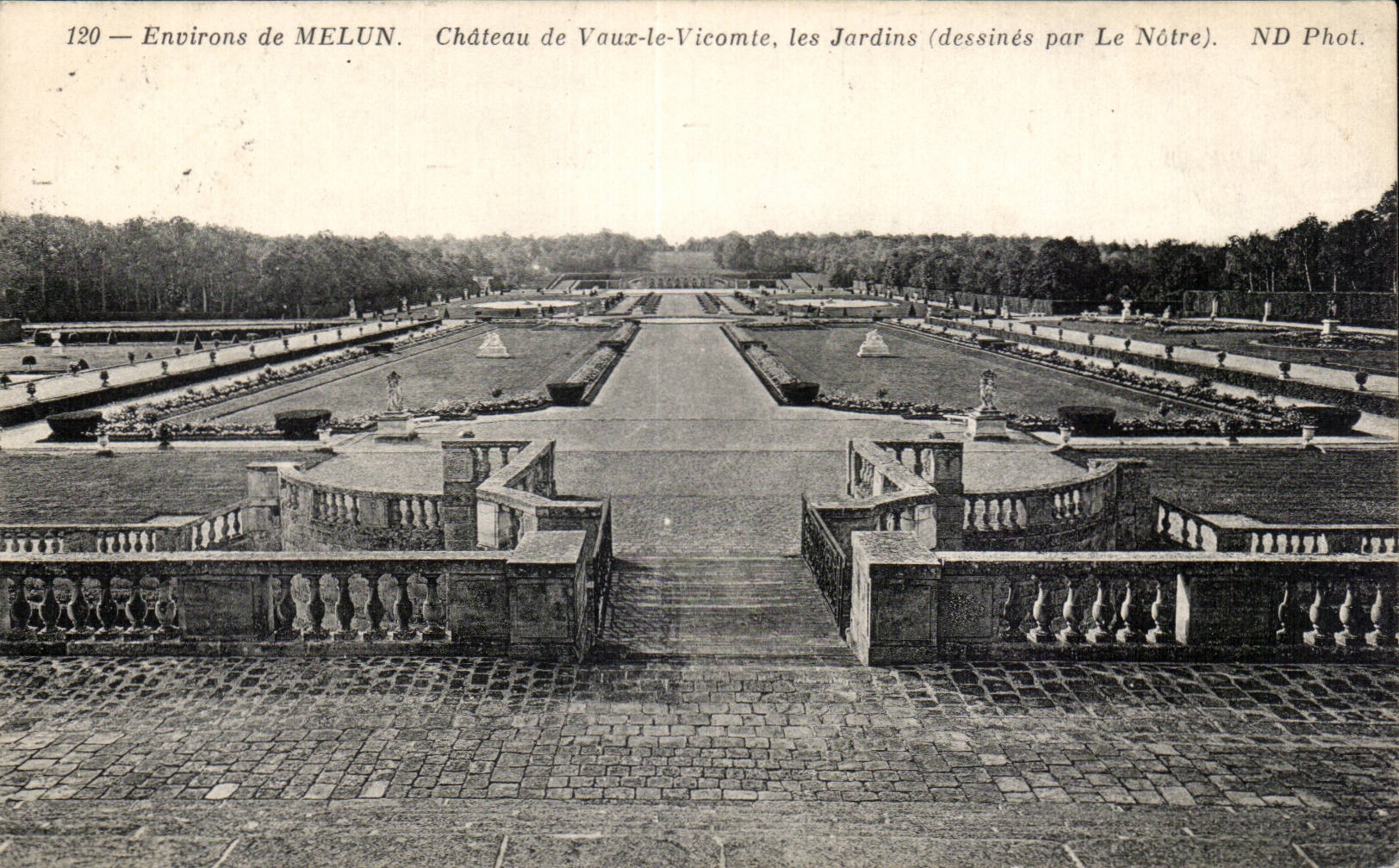 Melun - Chateau de Vaux le Vicomte - Les Jardins - CPA 
