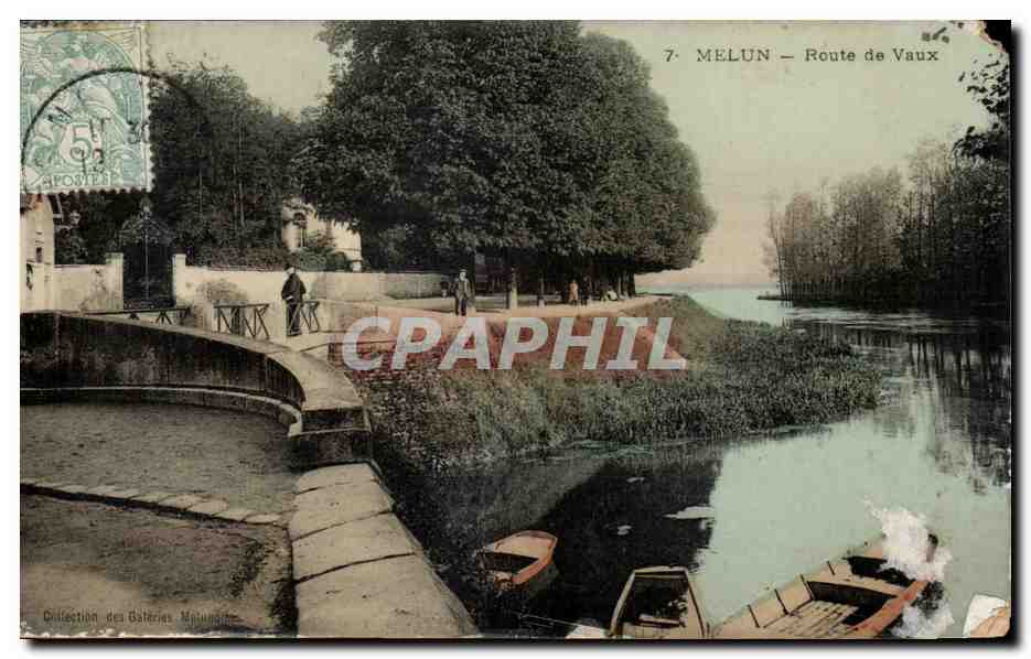 Melun — Route de Vaux — Collection des Galeries Malunand