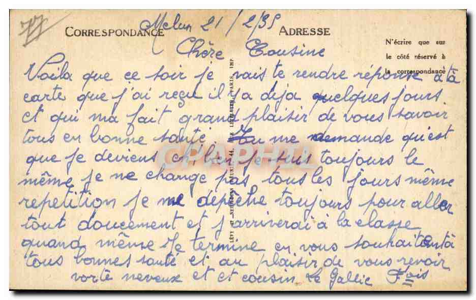 MELUN — Le Quartier Notre-Dame et la Maison Centrale — ND — Éditeur ND, n° 42 — Achterkant