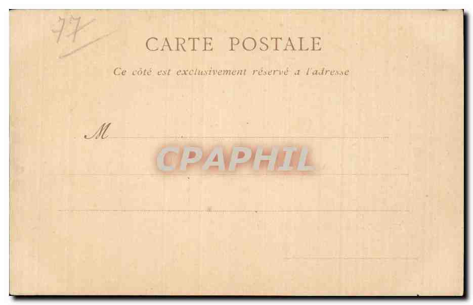 Moret sur Loing - Les Remparts - CPA  — Verso
