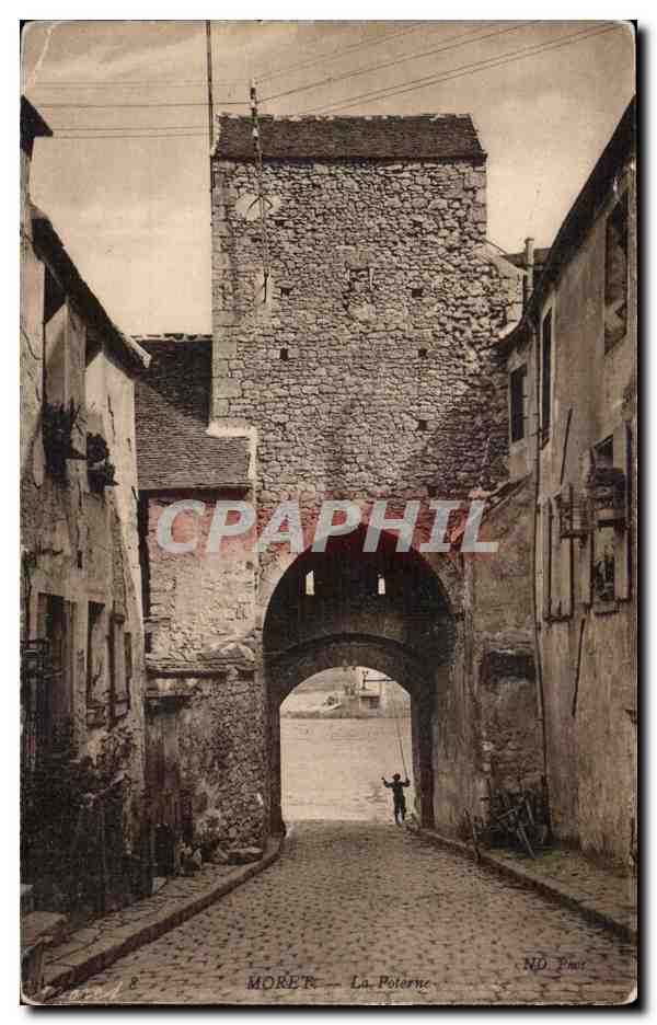 Moret sur Loing - La Poterne - CPA 