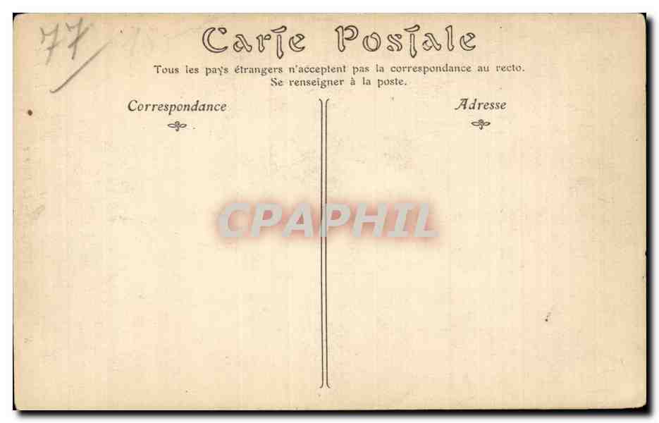 Moret sur Loing - La Poterne - CPA  — Rückseite