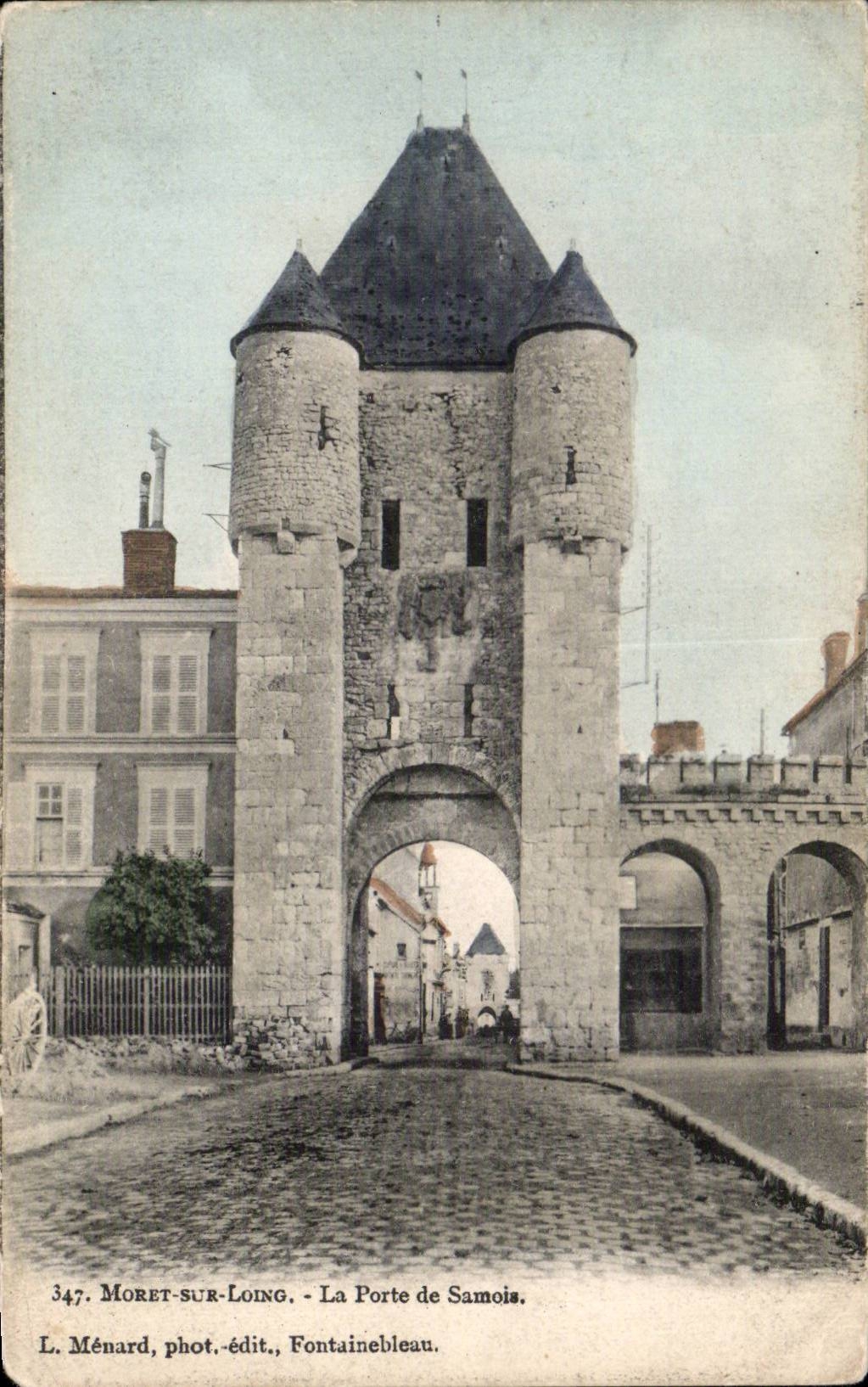 Moret sur Loing - La Porte de Samois - CPA 